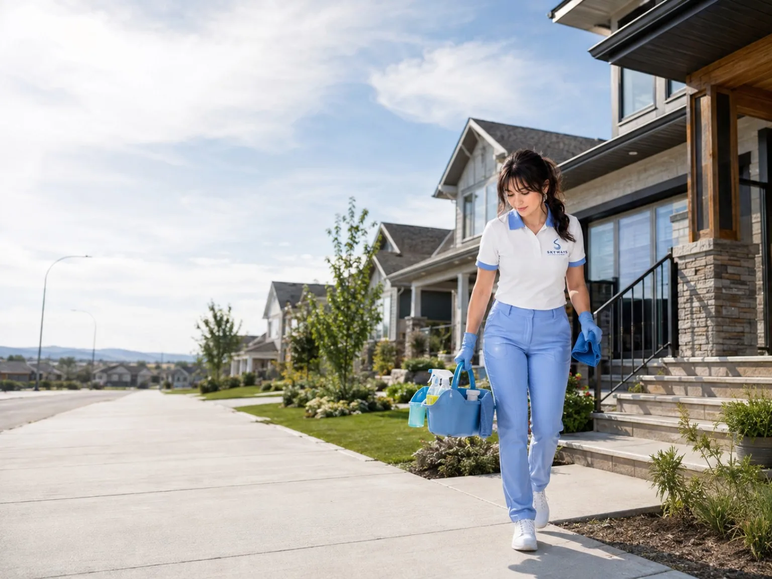Skyways Cleaners providing professional cleaning services in Okotoks, Alberta